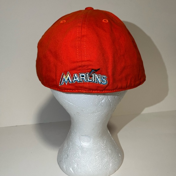 Miami Marlins 47 Brand XL Fitted Cap Hat Dad Men MLB Baseball Orange - Picture 7 of 9